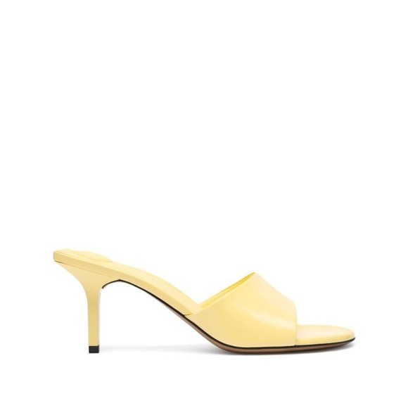 Jacquemus Les Cubisto Yellow Leather Mules - NWT - Picture 1 of 5
